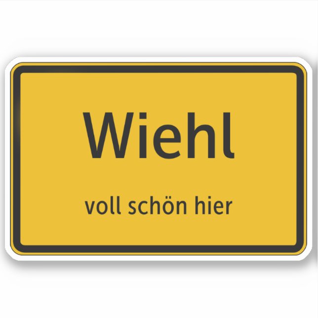 Autocollant Wiehl Sticker (Devant)