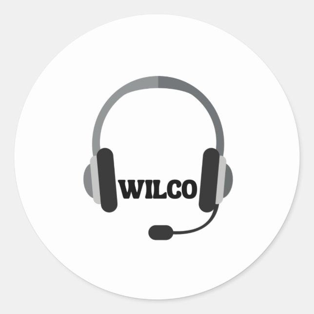 Autocollant "Wilco" (Devant)