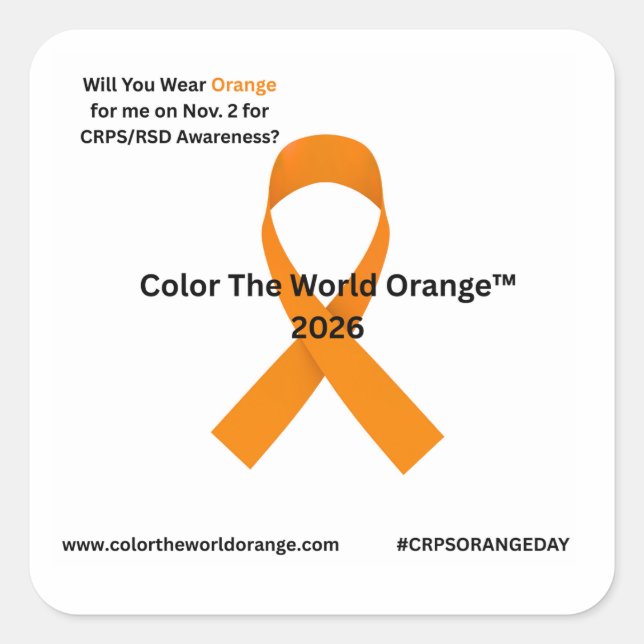 Autocollant Will You Wear Orange for Me 2026 (Devant)