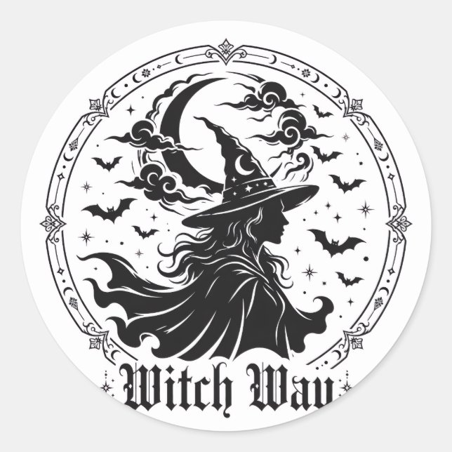 Autocollant Witch Way (Devant)
