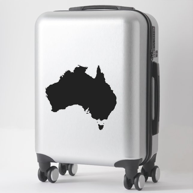 Autocollant XL Pays Australie  (Sur valise)