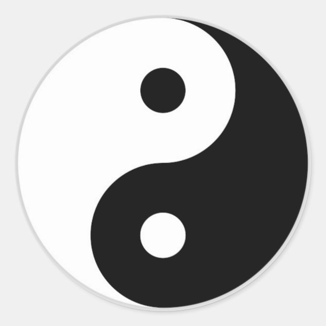 Autocollant Yin-Yang (Devant)