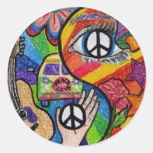 Autocollant Yin Yang