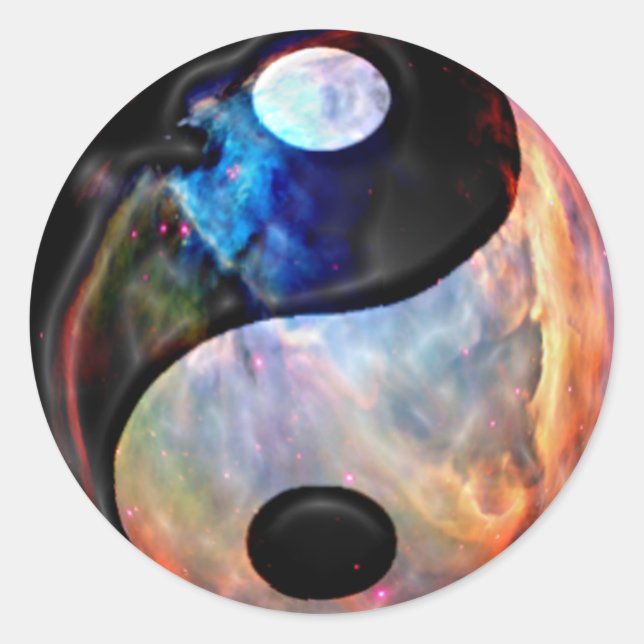 Autocollant Yin Yang Nebula (Devant)