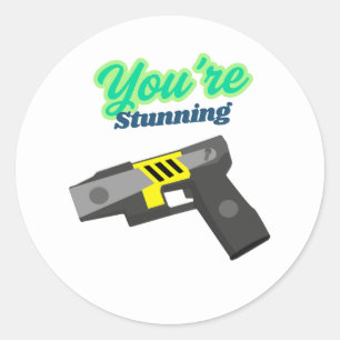 Autocollant "You're Stunning" Premier répondeur Ta