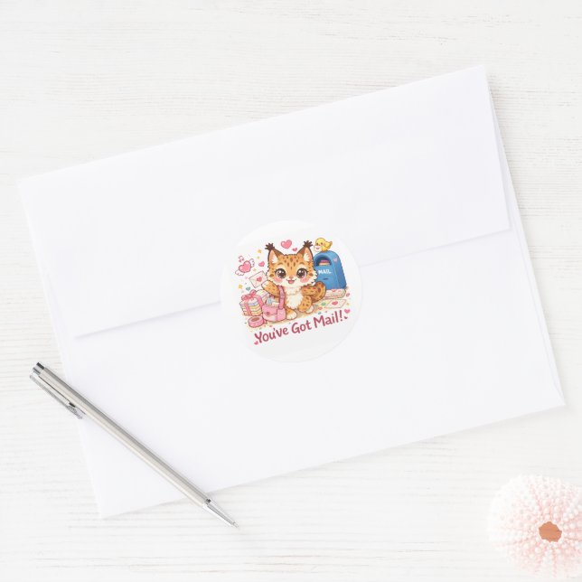 Autocollant "You've Got Mail", autocollant Lynx, c (Enveloppe)