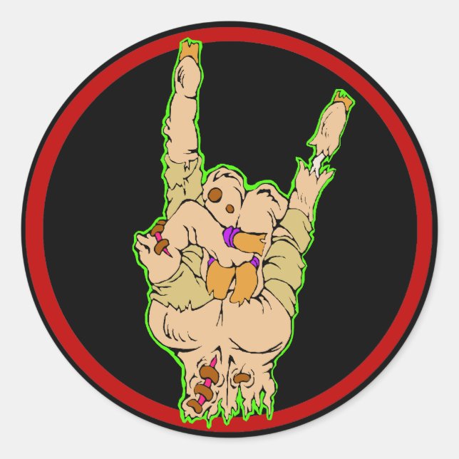 Autocollant Zombies Rock (ancienne version) (Devant)