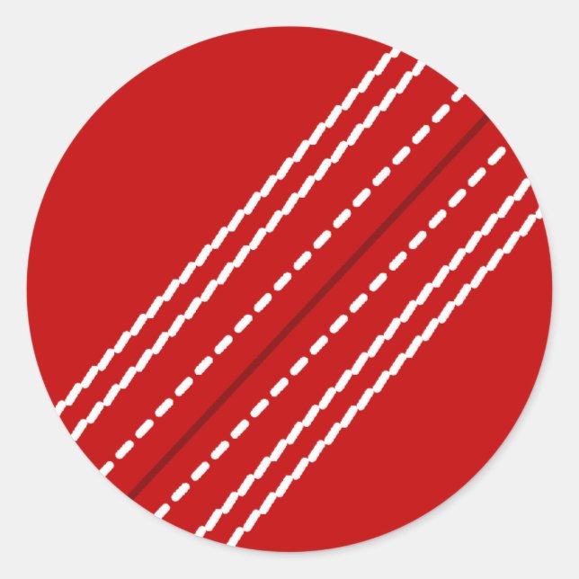 Autocollants à billes de cricket rouges | Personna (Devant)