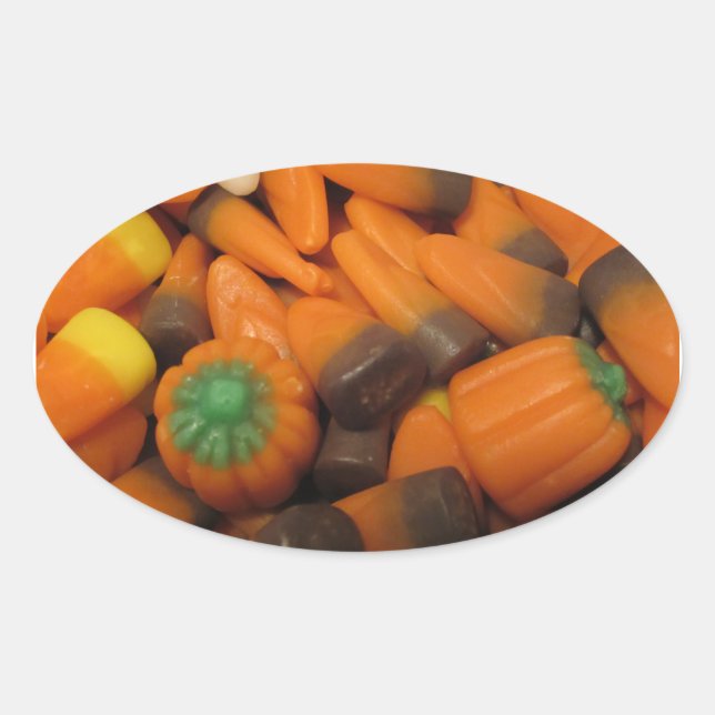 Autocollants à bonbons d'automne - Set de 20 (Devant)