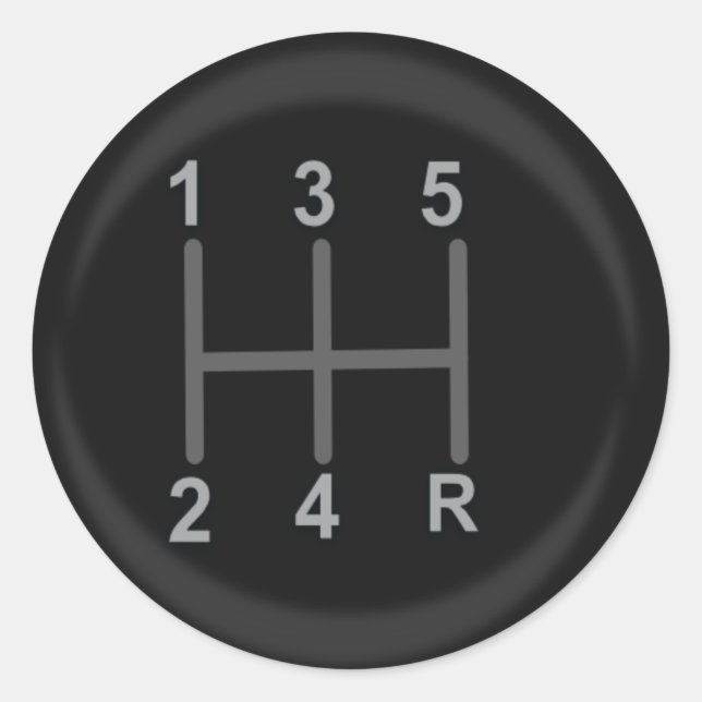 Autocollants à changement de vitesse (Devant)