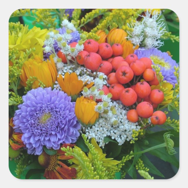 Autocollants à fleurs (Devant)