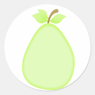 Autocollants à la poire de fruits