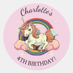 Autocollants à licorne magique