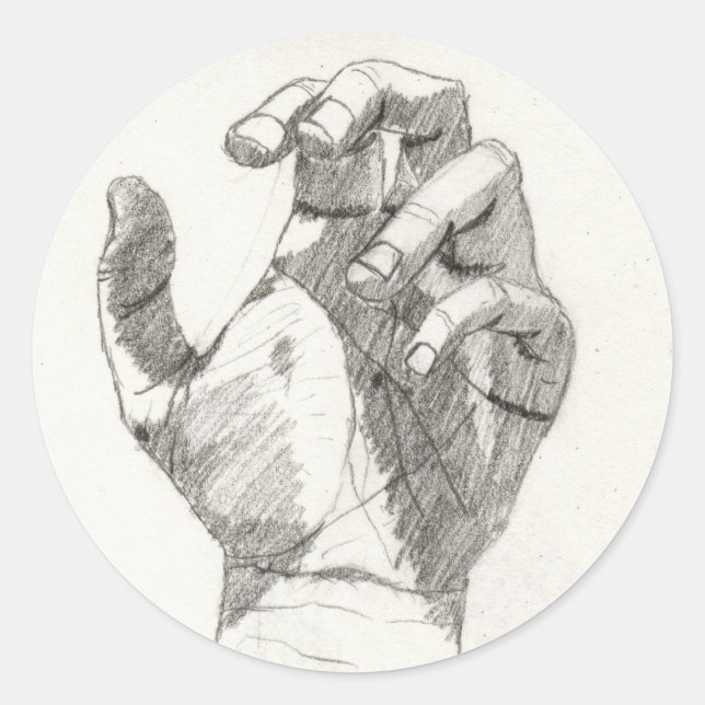 Autocollants à main gauche (détail) (Devant)