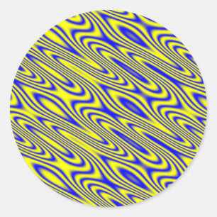 Autocollants à motif abstrait tourbillonnant Lapis