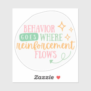 Autocollants ABA, Behavior Tech, BCBA, ABA,