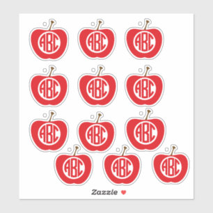 Autocollants ABC Apple