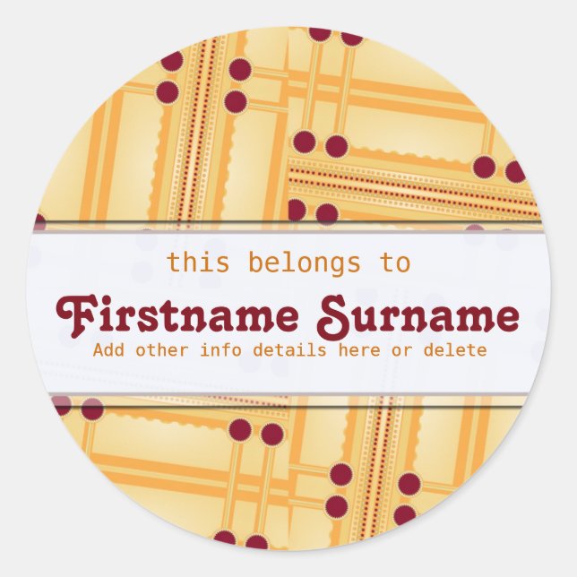 Autocollants Abstraits (Devant)