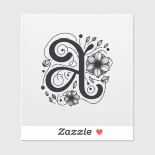 Autocollants Alphabet Adorments Personnalisés en V