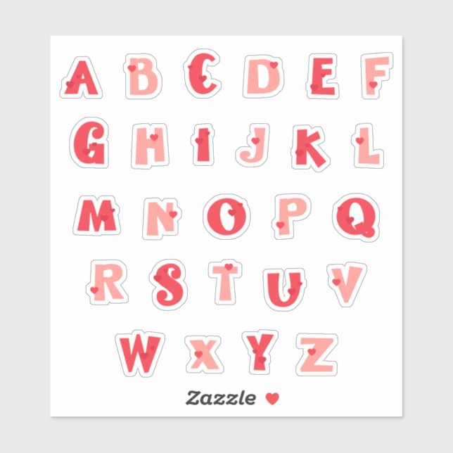 Autocollants Alphabet Minuscule Câlins Hérisson |  (Feuille)