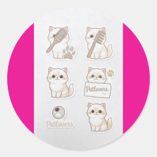 Autocollants amateurs d'animaux toilettage