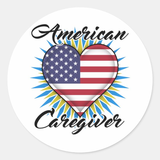 Autocollants American Caregider (Devant)