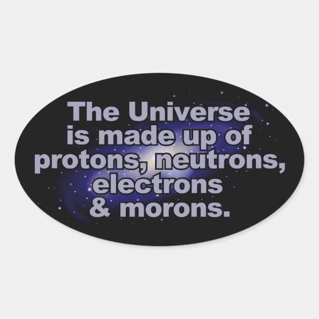 Autocollants amusants "L'Univers" (Devant)