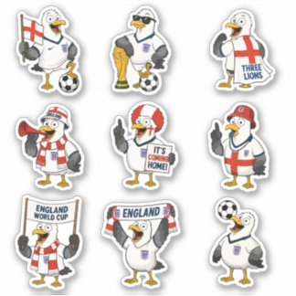Autocollants Angleterre Coupe du Monde