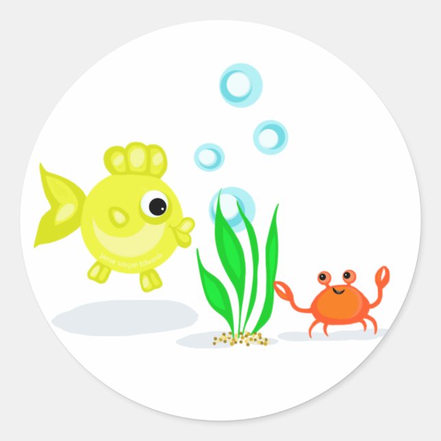 Autocollants Aquarium Friends (Devant)