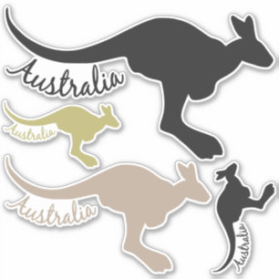 Autocollants Australie Kangaroos