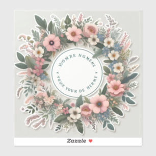 autocollants avec texte personnalisé tels que noms