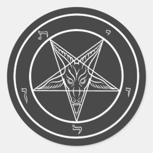 Autocollants Baphomet Sigil CoS