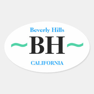 Autocollants BEVERLY HILLS (4)