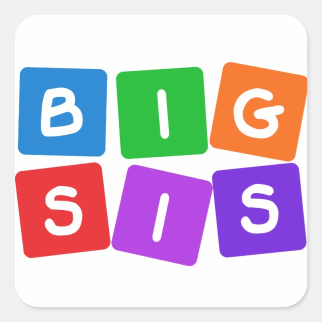 Autocollants Big Sis (Devant)