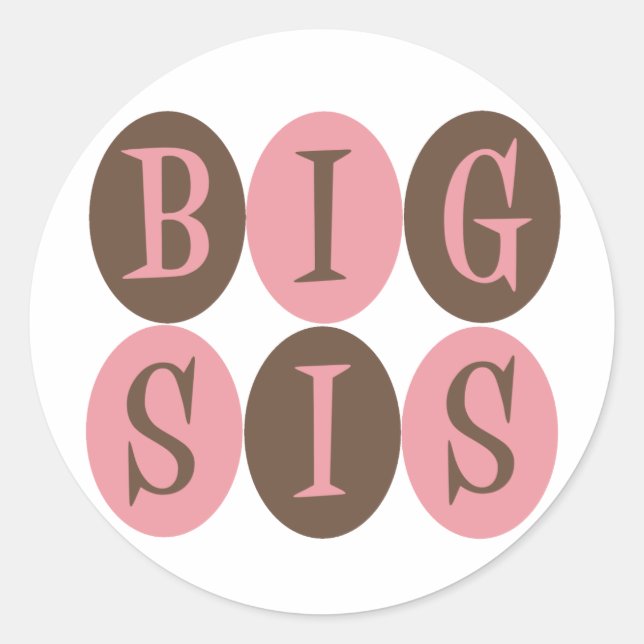 Autocollants Big Sis (Devant)