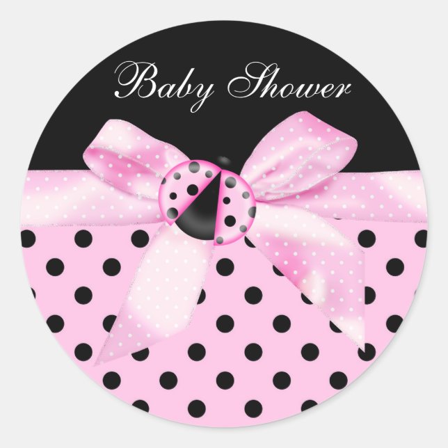 Autocollants Black Pink Ladybug (Devant)