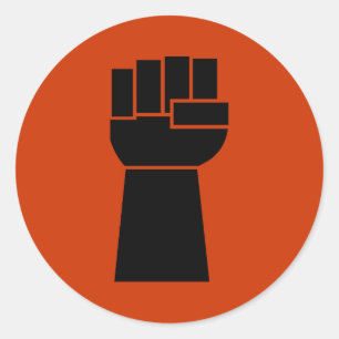 Autocollants Black Power Black Fist Obama