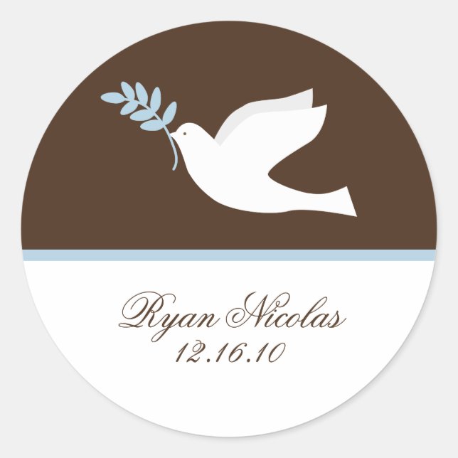 Autocollants Blue Dove (Devant)