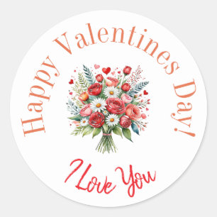 Autocollants Bonne Saint-Valentin 