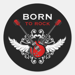 Autocollants Born To Rock