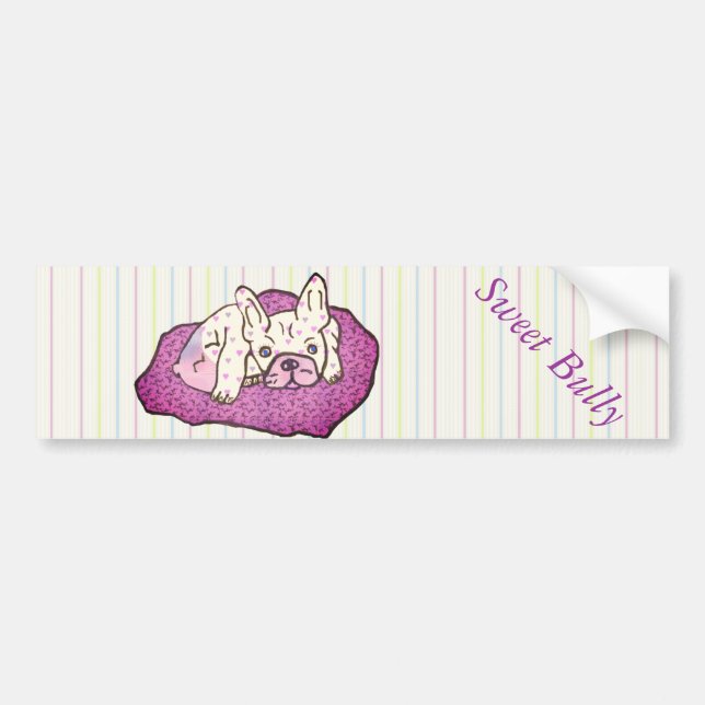 Autocollants Bouledogues français (Devant)