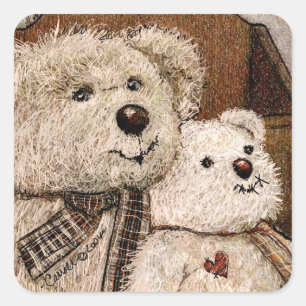 Autocollants Carroll Teddy Bear