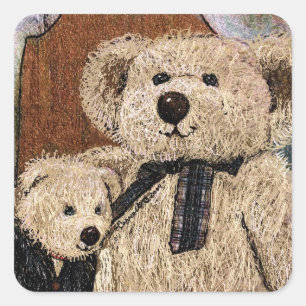 Autocollants Carroll Teddy Bear