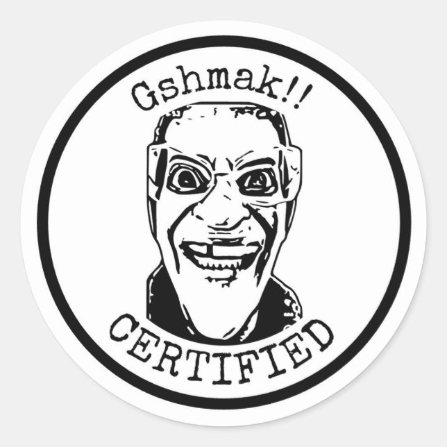 Autocollants certifiés Gshmak (Devant)