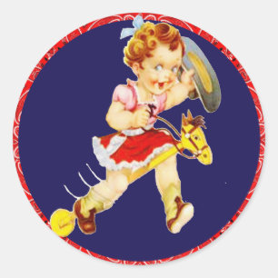 Autocollants Cheval Western Party