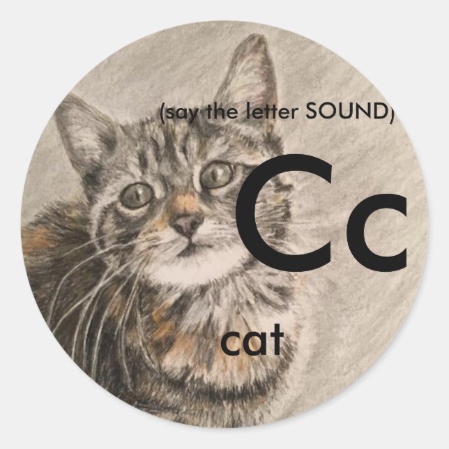 Autocollants classiques 1.5-3" Phoniques, sons de  (Devant)