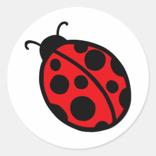 Autocollants Coccinelle Rouge