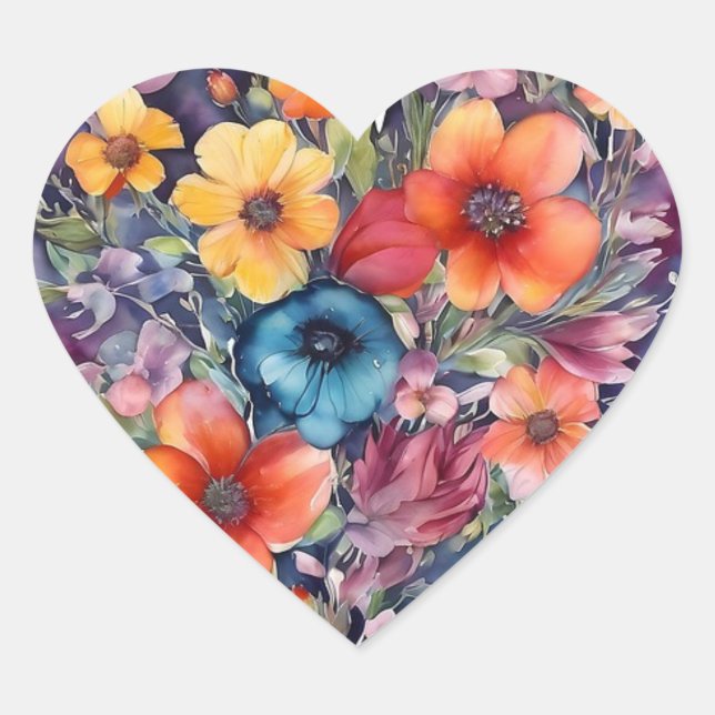 autocollants coeur Love (Devant)