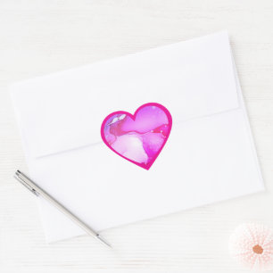 autocollants coeur Love