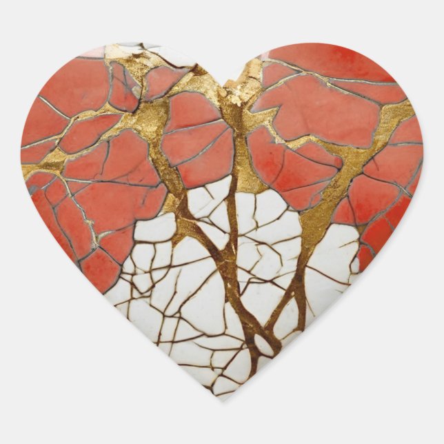 autocollants coeur Love (Devant)